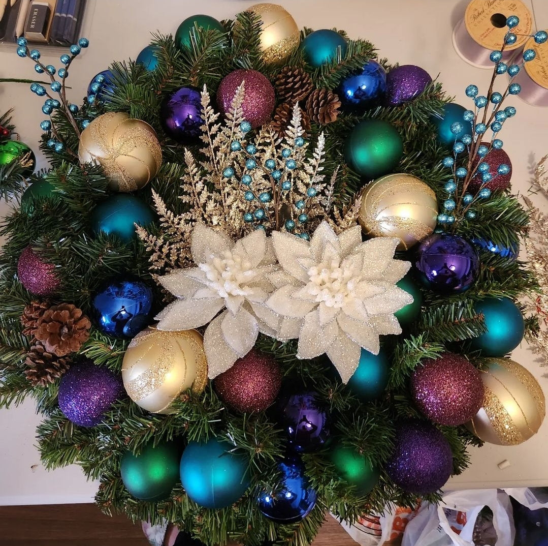 Christmas Ornament Wreath