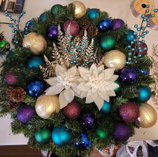 Christmas Ornament Wreath